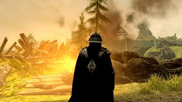 The Defense Of Whiterun||Skyrim Modded Spell-Sword Play-Through (4)