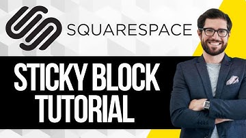 How to Create Sticky Blocks in Squarespace | Squarespace Pin Block Tutorial