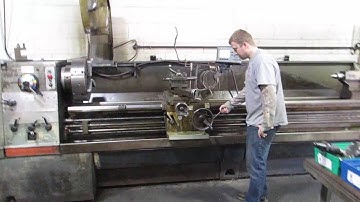 Clausing Colchester 21" x 120" Engine Lathe with 2-Axis DRO Online Auction At www.machinesused.com