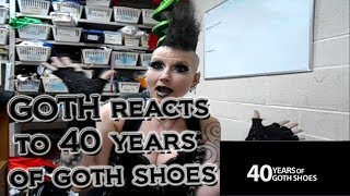 Goth Reacts to 40 Years of Goth Shoes | Madame Absinthe