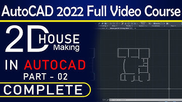 2D Plan in AutoCAD | 3d House making | Part 02 |AutoCAD 2022 Course | Engineer Tauseef Ullah