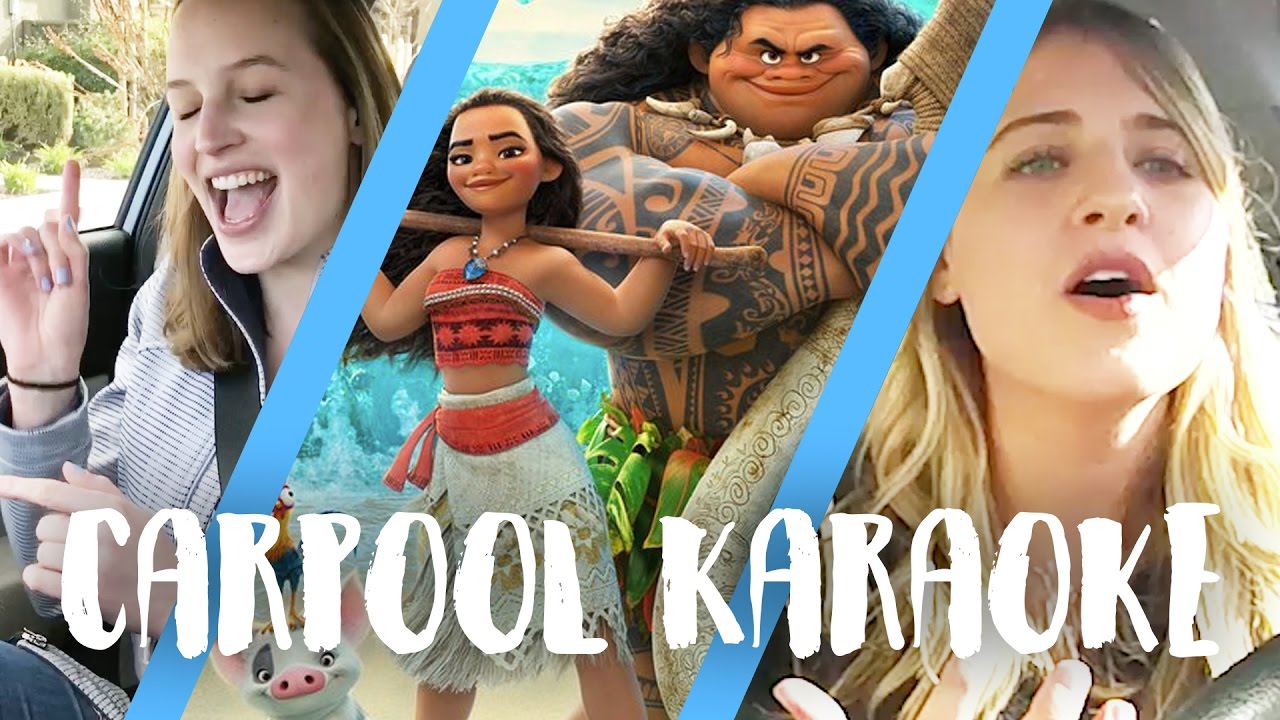 Carpool Karaoke Moana Songs YouTube