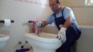 How to remove a bidet and to install a  siphon