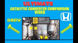 The Ultimate J35Y K24 Catalytic Converter Comparison We compare RV6 Magnaflow and stock cats