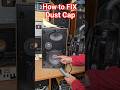 Vintage 70s BASS SPEAKER Resurrection - How to FIX Pushed in Dust Cap