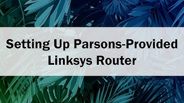 HI PMVI Linksys Router Setup and Troubleshooting