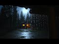 Ultimate Rainstorm ASMR 🌲⚡ Heavy Rain &amp; Thunder for Deep Sleep Instantly
