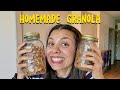 Homemade granola  healthy granola  ramsha ahmed khan