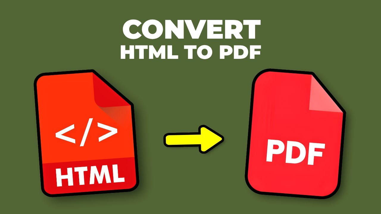 How to convert HTML file to PDF in mobile - No Software Required - YouTube