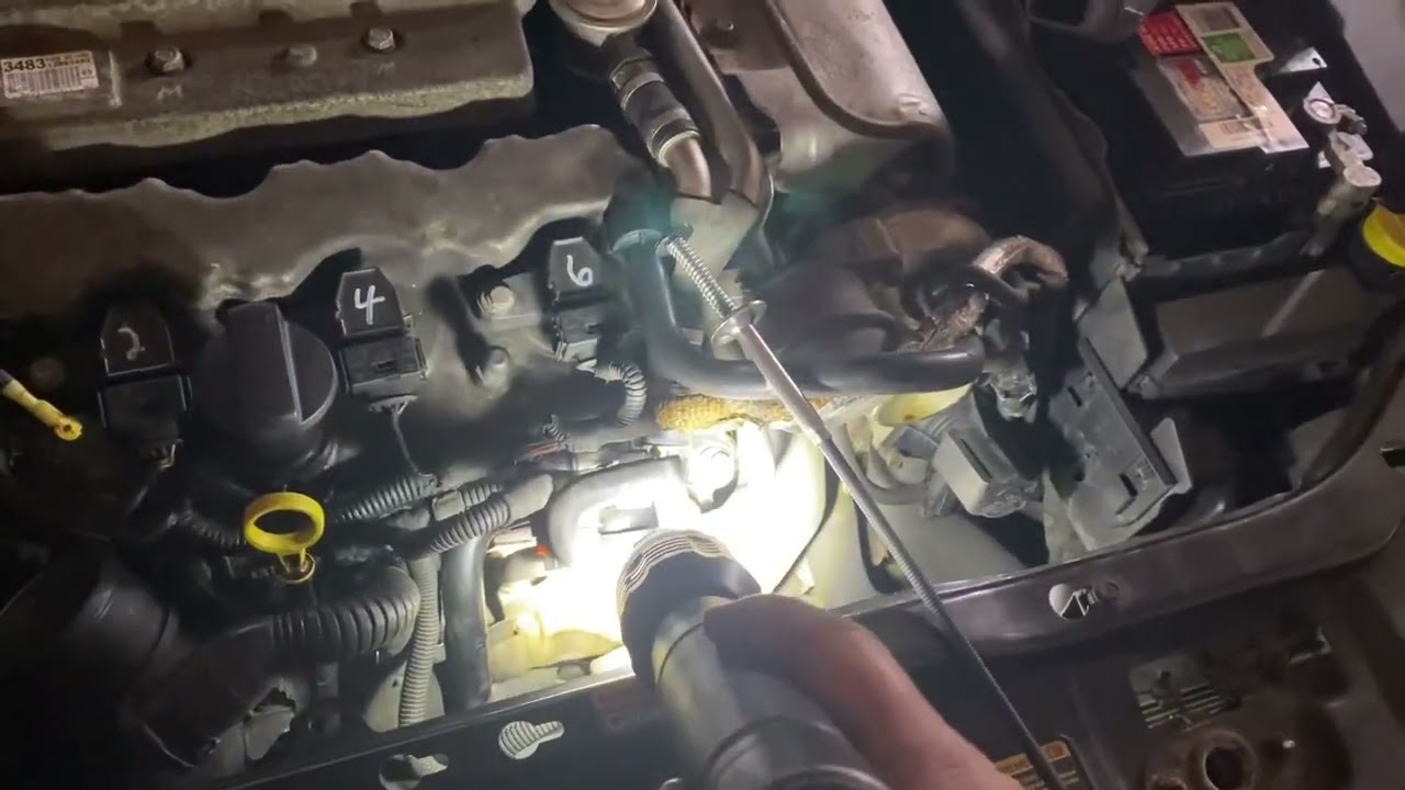 2006 Saab aero 2.8 oil pressure sensor installation/replacement.