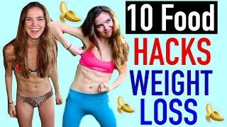 10 Food Hacks For WEIGHT LOSS - VEGAN | NinaAndRanda