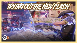 Trying Out The New Clash • Soldier: 76 on Hanaoka • Overwatch 2 (Quick Play)