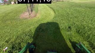 John Deere 1445 Mowing Taller Grass