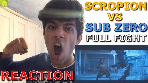 SCORPION VS SUB ZERO FINAL FIGHT REACTION! [INSANE] Mortal Kombat (2021)