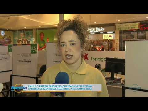Piauí é o estado que mais emitiu a nova carteira de identidade nacional; veja como tirar