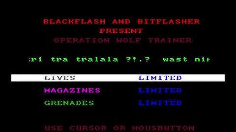 Blackflash & Bitflasher Operation Wolf Amiga Intro