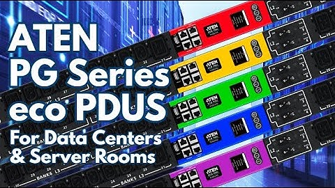 Optimize data center sustainability with ATEN PG Series eco PDUs