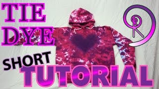 Heart Hoodie Tie Dye [Short Tutorial] #69
