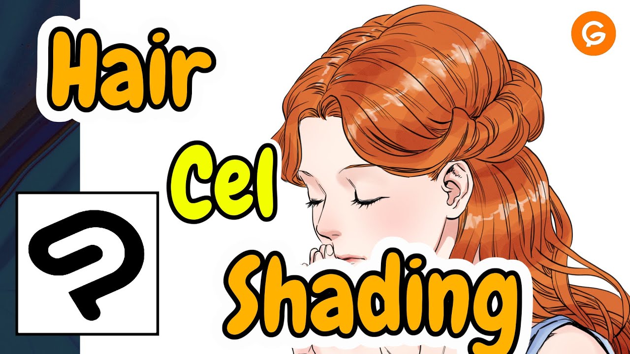 How to color hair (cel shading) in Clip Studio Paint - YouTube