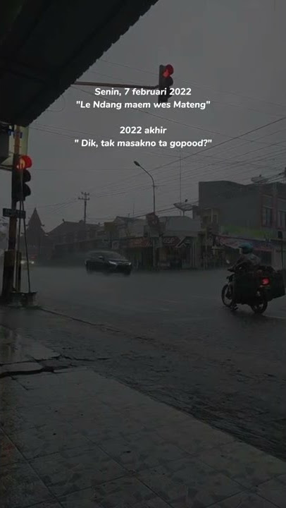 status wa galau pas musim hujan