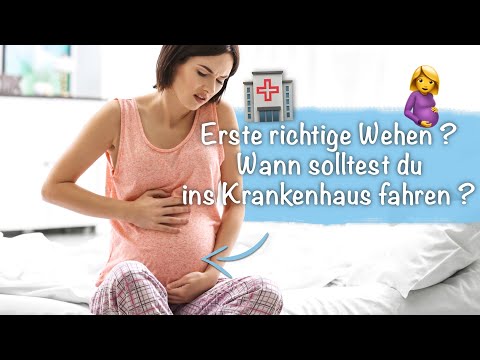 Video: Wie lange Wehen bevor ich ins Krankenhaus muss?