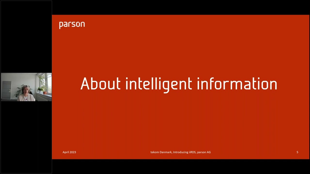 Introducing iiRDS Part 1 - Intelligent Information