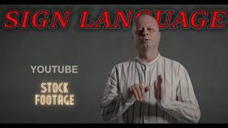 Stock Footage Of Sign Language | Royalty Free Piano Music