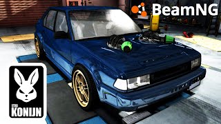 BeamNG - My next custom, ETKi Konijn Build and Test Drive (Twin turbocharged grandad sedan) screenshot 5