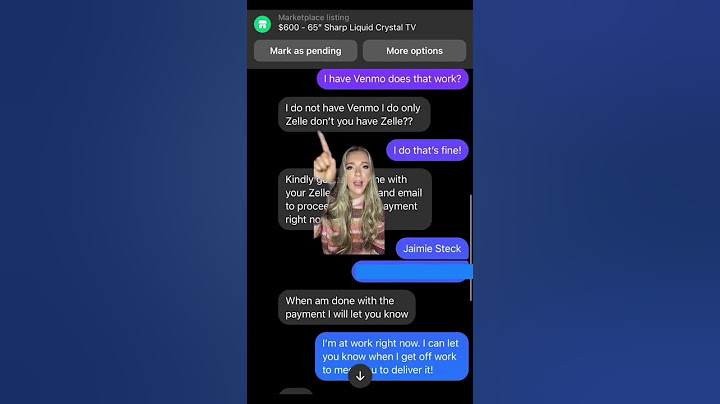 FACEBOOK MARKETPLACE SCAMMER! #zellescam #scam #scammers #scammeralert