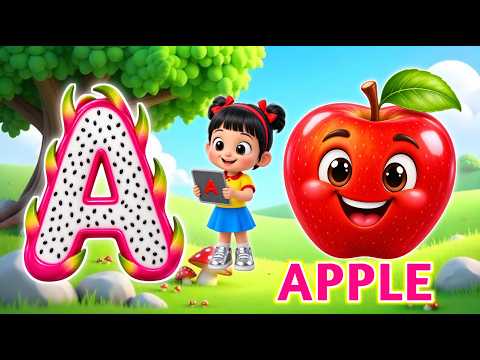 Phonics Song 2 with TWO Words in 3D - A For Airplane - ABC Alphabet Songs with Sounds for Children
