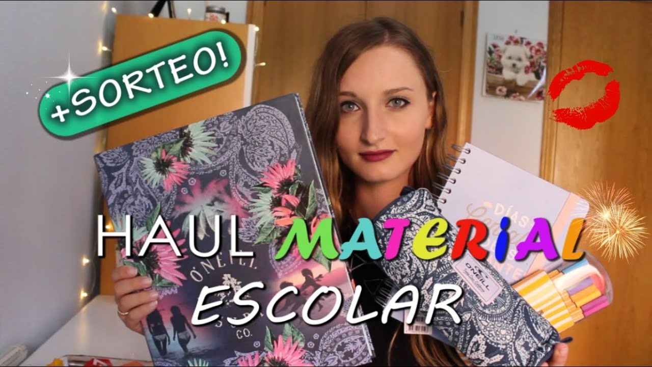 HAUL MATERIAL ESCOLAR + SORTEO MR.WONDERFUL | rrachel_crossbow ♥