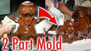 2 PART MOLD MAKING a Halloween Prop at Distortions Unlimited | Monster Lab
