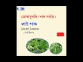 #vocabularylearning | Green Vegetable Name