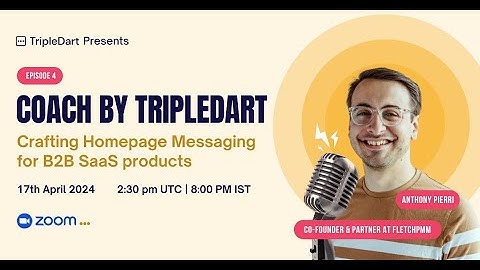 Episode 4: Crafting Homepage Messaging for B2B SaaS Products | Insights from Anthony Peirri