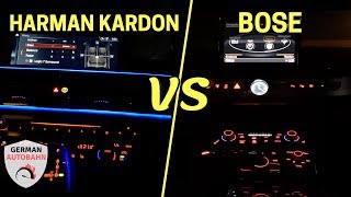 Harman Kardon vs Bose SOUND SYSTEM | 2019 BMW 7 Series vs 2017 Audi A8 - You & Me (Flume Remix)