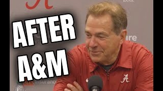 WHAT NICK SABAN SAID AFTER THRILLING 26-20 VICTORY OVER TEXAS A&M