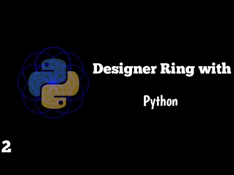 Designer Ring with Python turtle 🐢 module | 2 |  #shorts #shortsvideo #python #pythonprogramming