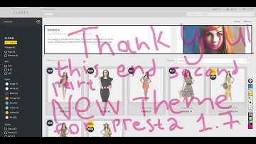 new theme for prestashop 1.7 (in developing) second part