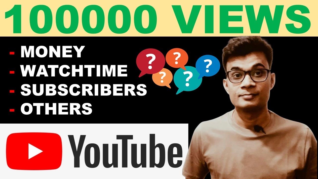 How Much Money YouTube Gives for 100k Views | Earning from 100K Views ...