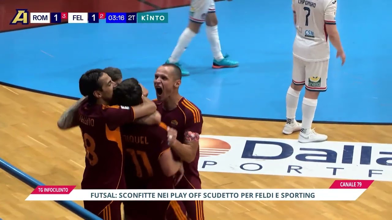 Futsal, sconfitte nei play off per Feldi e Sporting Sala Consilina