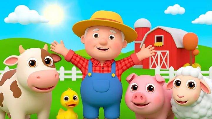 Old MacDonald Had A Farm  3D Animation Nursery Rhymes & Kids Songs