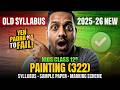 NIOS Class 12 Painting 322 Syllabus 2026 | NIOS Syllabus 12th Class 2026 | NIOS Painting Syllabus