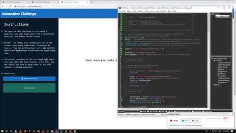 RPA Challenge using AutoHotkey