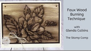 Faux Wood Burning Technique with Glenda Calkins screenshot 5