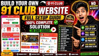 How to Make Your Own 91 Club  Website | Complete Color trading Game Development & Full Setup Guide screenshot 1