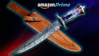 $34.99 Damascus Bowie Knife (Is It Worth It?)