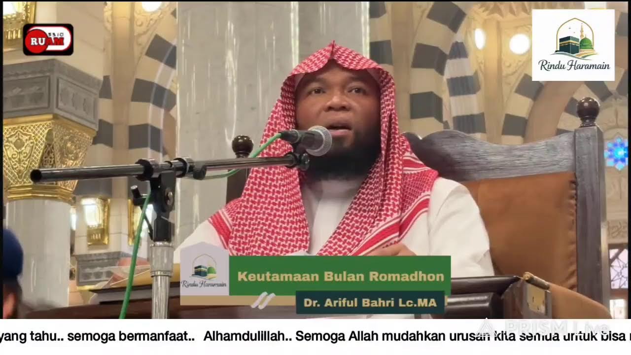 Kamis 19-02-2026 || Kajian  Ramadhon || Ustadz Dr. Ariful Bahri, Lc. M.A