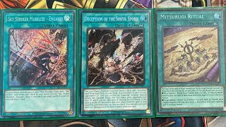 5th place Spicy Sky Striker Azamina Mitsurugi Smoke screen side deck! Deck profile! May 2026!