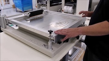 MC110 Manual Stencil Printer from Manncorp