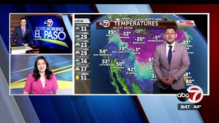 ABC-7 First Alert: Transition day as we expect cold temps tomorrow